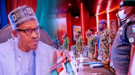 Buhari and Service Chiefs Terror attacks