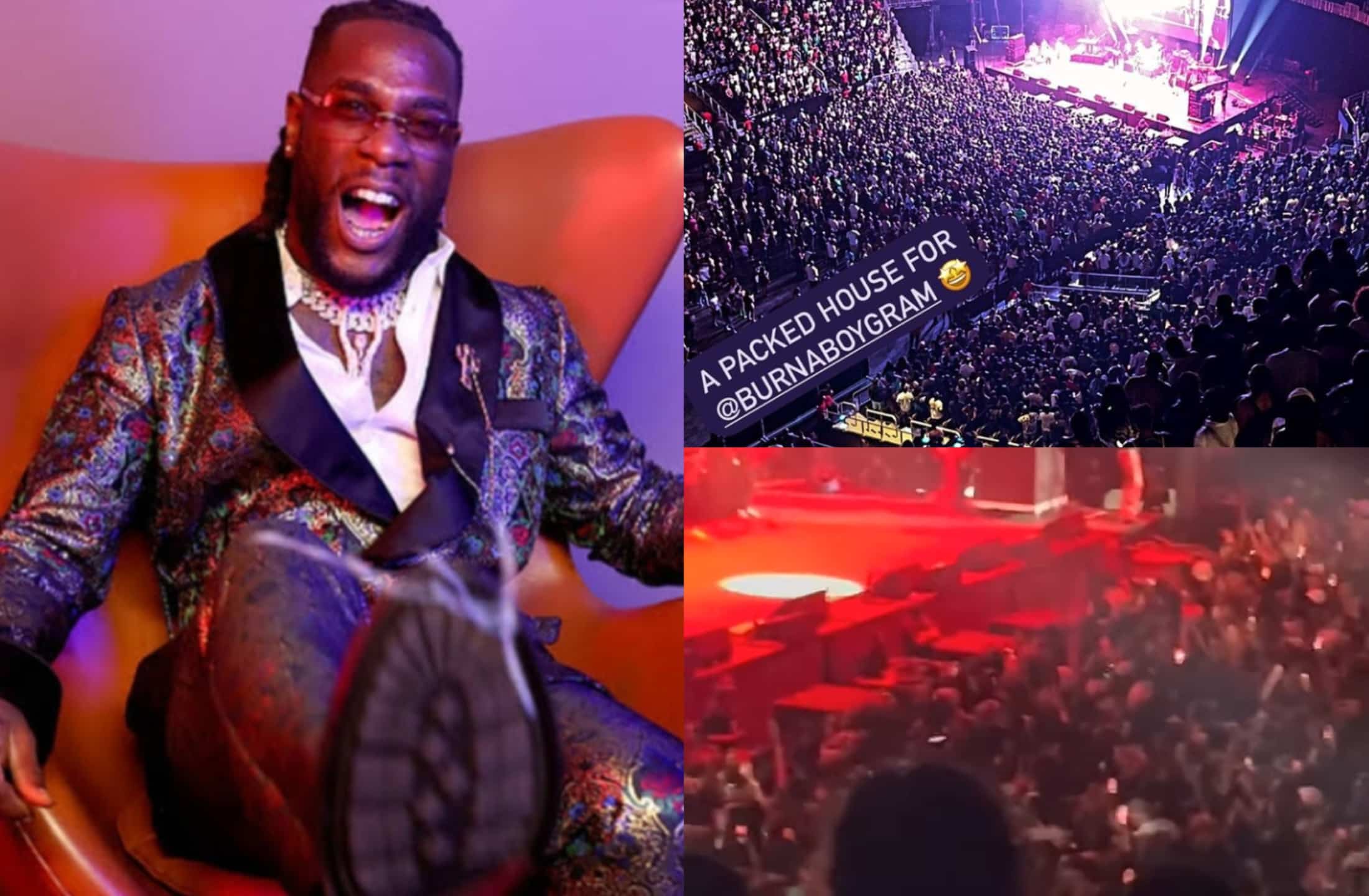 Burna Boy sells out State Farm Arena