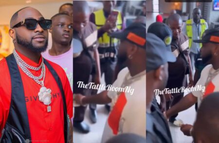 Davido's gifts hotel workers money
