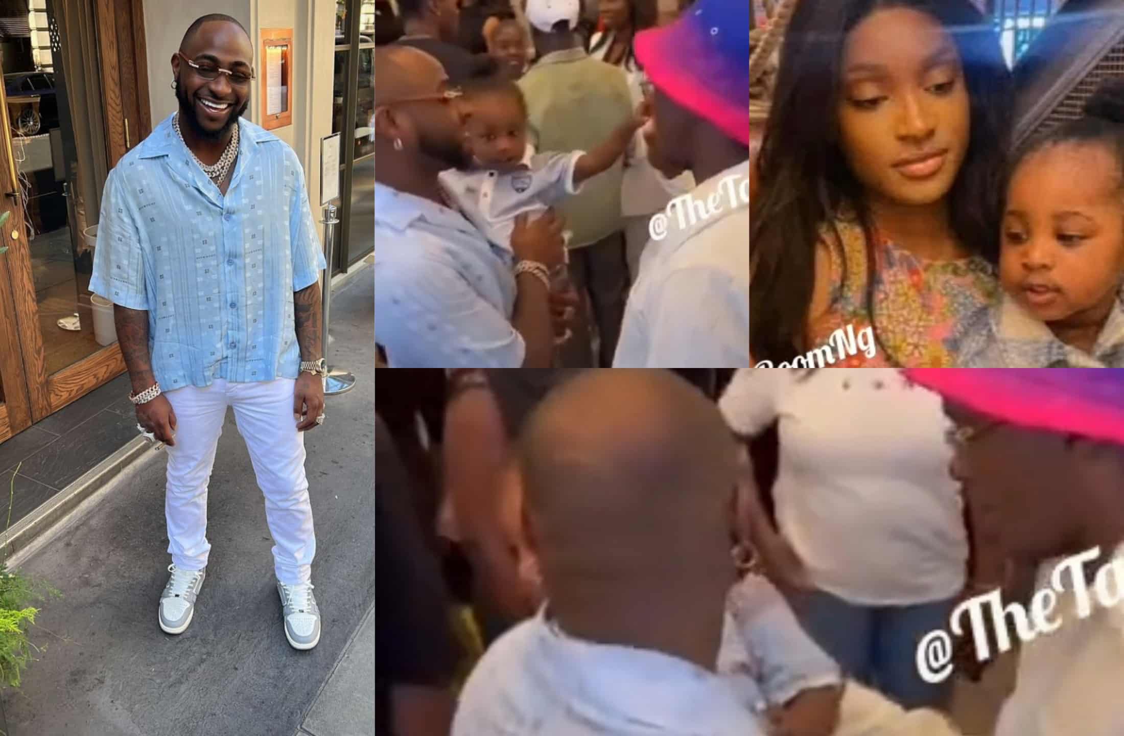 Singer Davido steps out for the first time with his fourth child, Dawson (Video) thumbnail