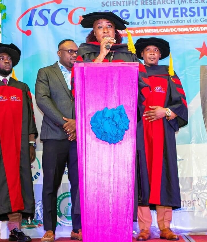 Ireti Doyle expresses joy as she bags a doctorate degree