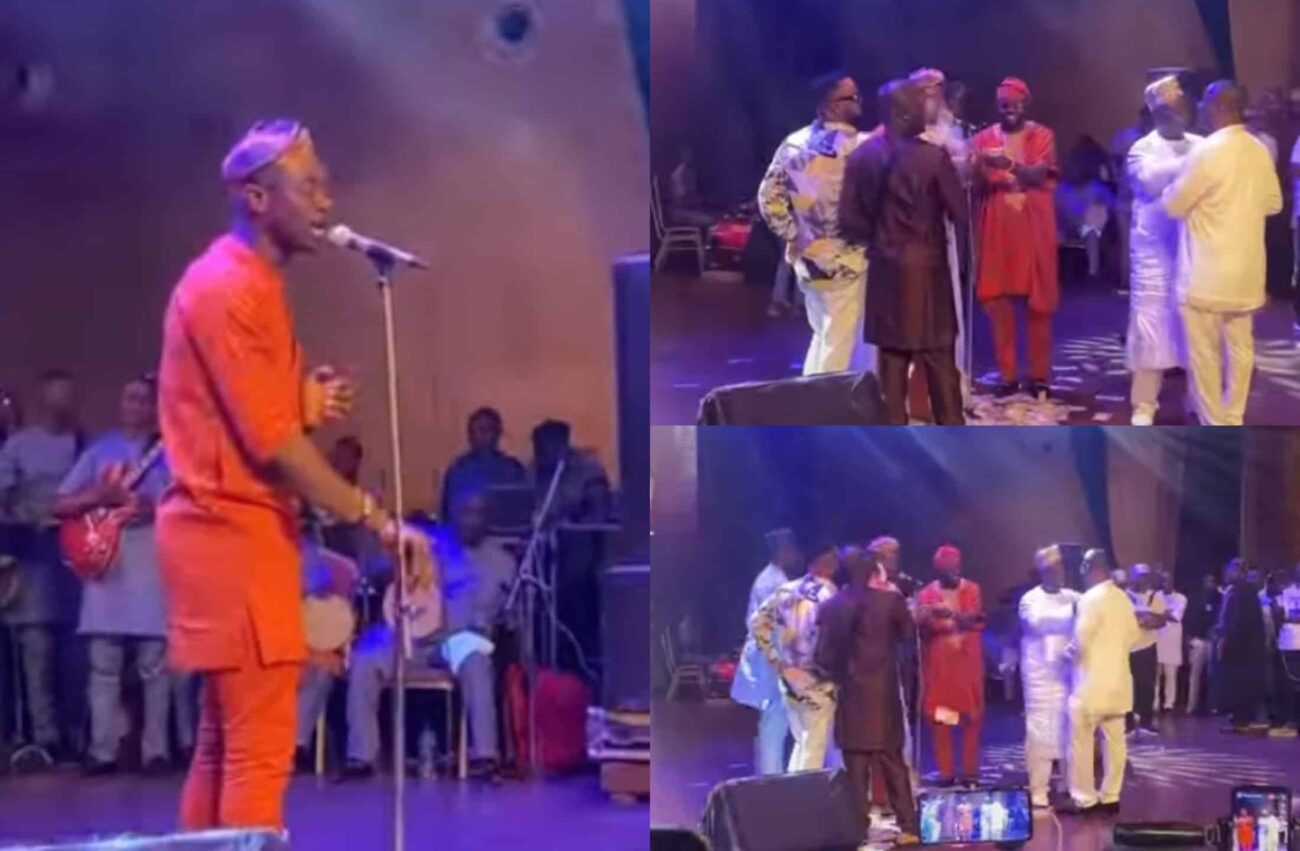 Adedimeji Lateef at Kwam1's 50 years on stage