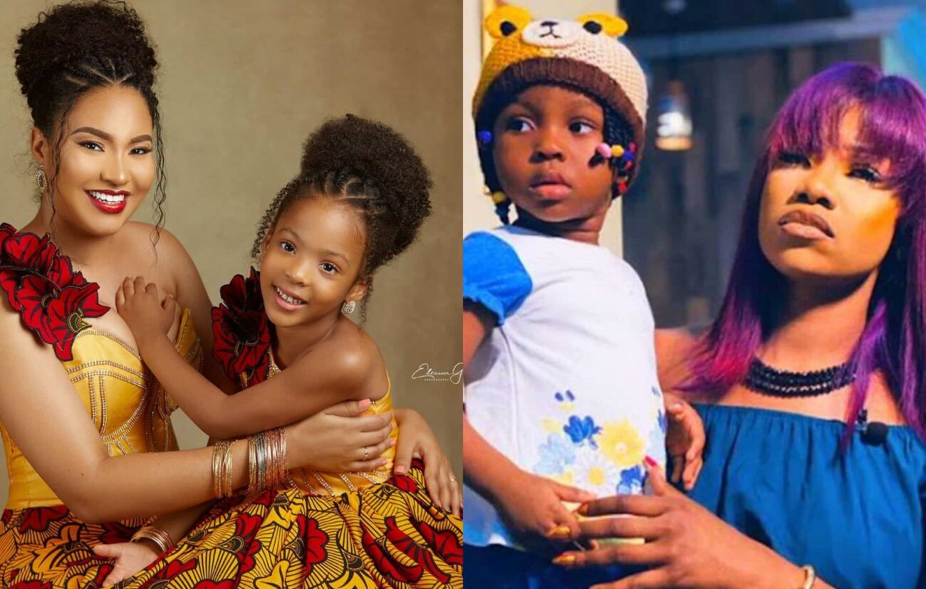 Nigerian Celebrities Who Are Mothers Without Getting Married To The Father Of The Kids