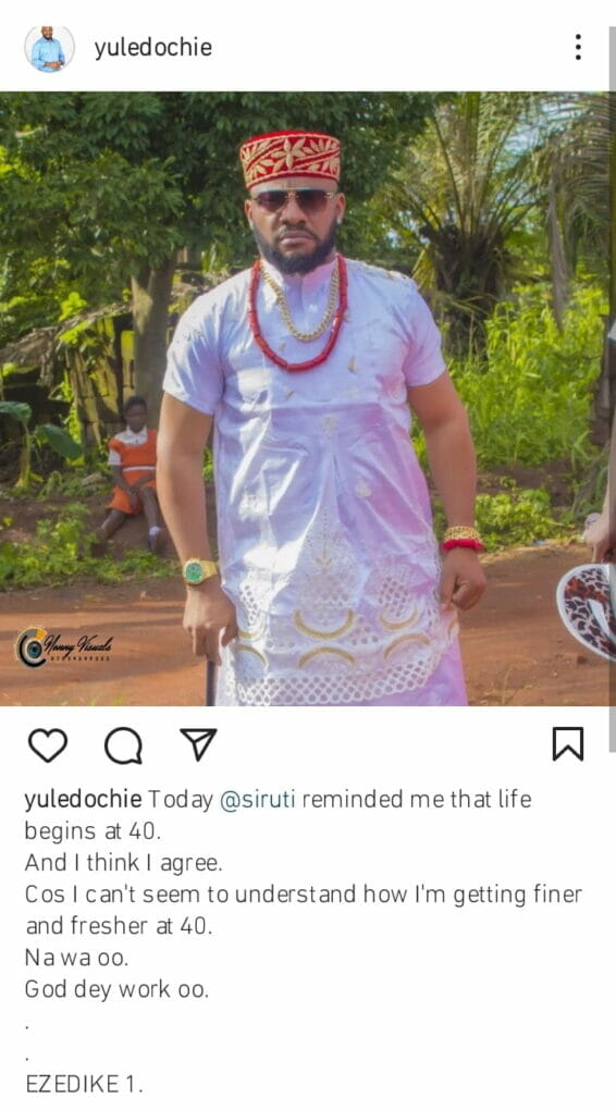 Yul Edochie reveals what Uti Nwachukwu taught him