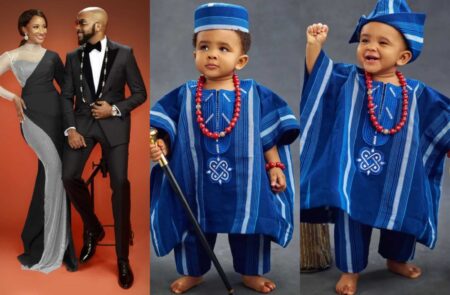 Banky W reveals son's face
