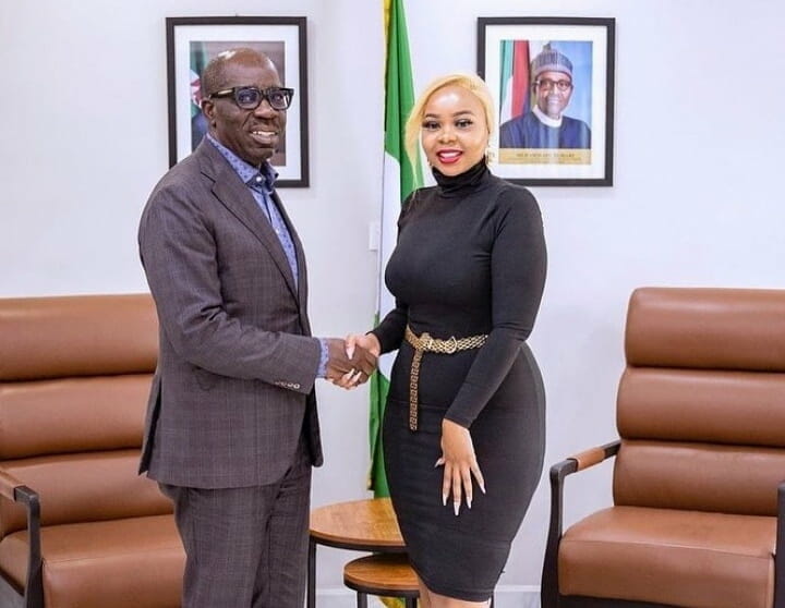 Diana meets with Governor of Edo State