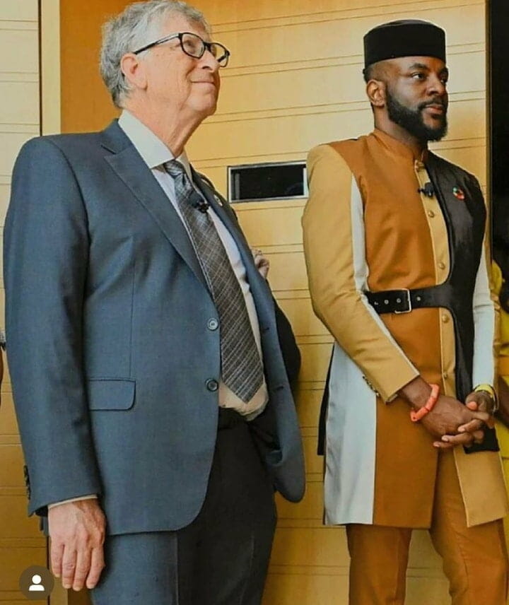 Ebuka Uchendu and Bill Gates