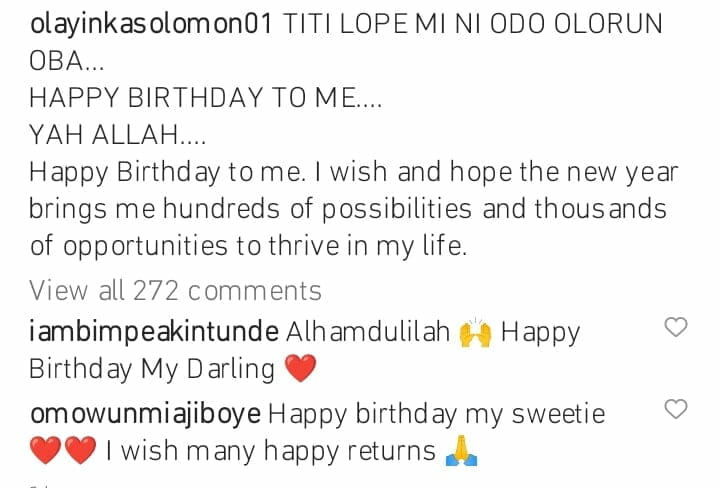 Olayinka Solomon celebrates birthday