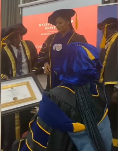 Queen Naomi bags doctorate degree