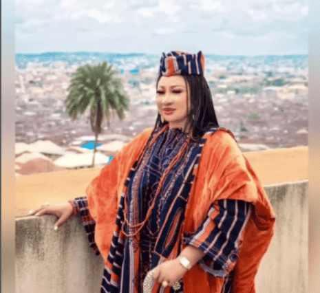 Alaafin of Oyo's daughter marks birthday in his outfit (photos)
