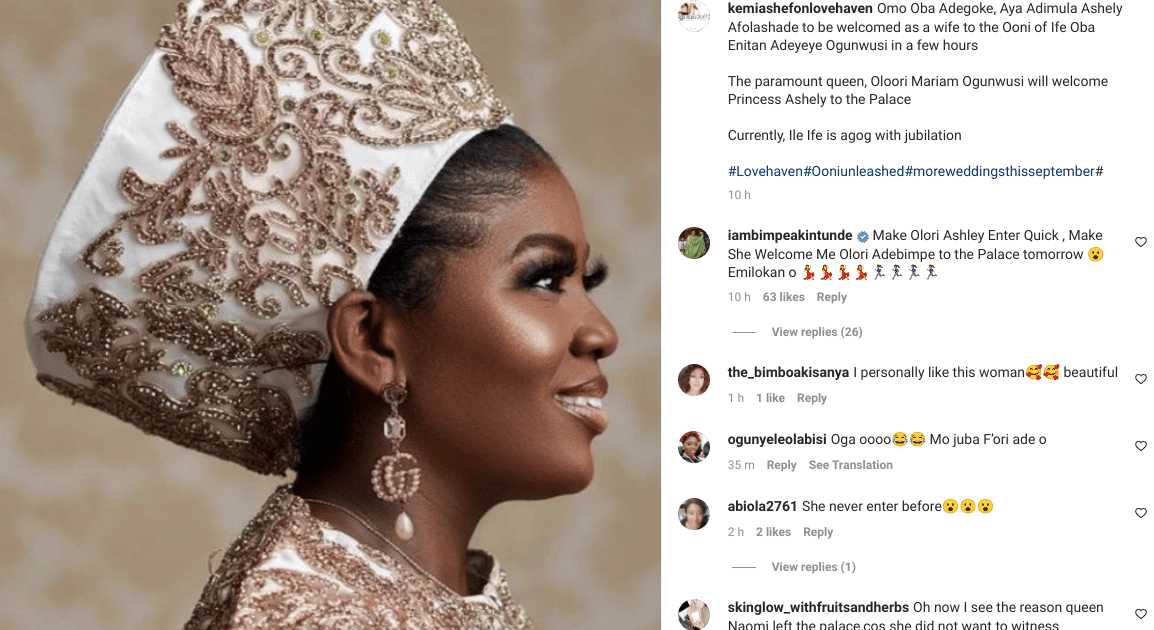 Actress Bimpe Akintunde set to become Ooni of Ife's new wife