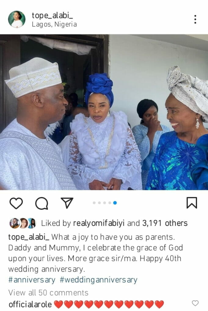Tope Alabi celebrates Bishop Oyedepo and wife Faith