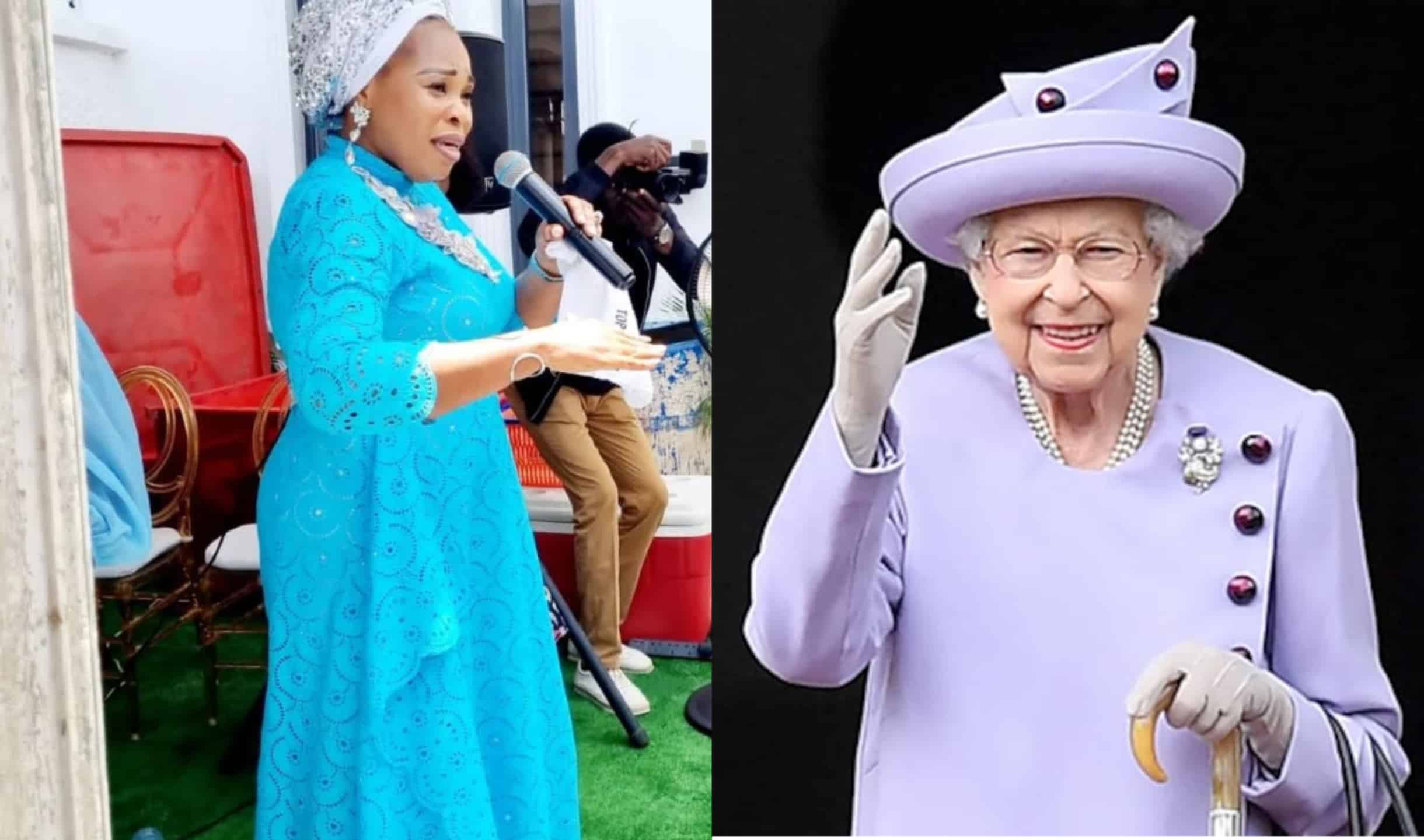 Tope Alabi in trouble over tribute song to Queen Elizabeth (video)