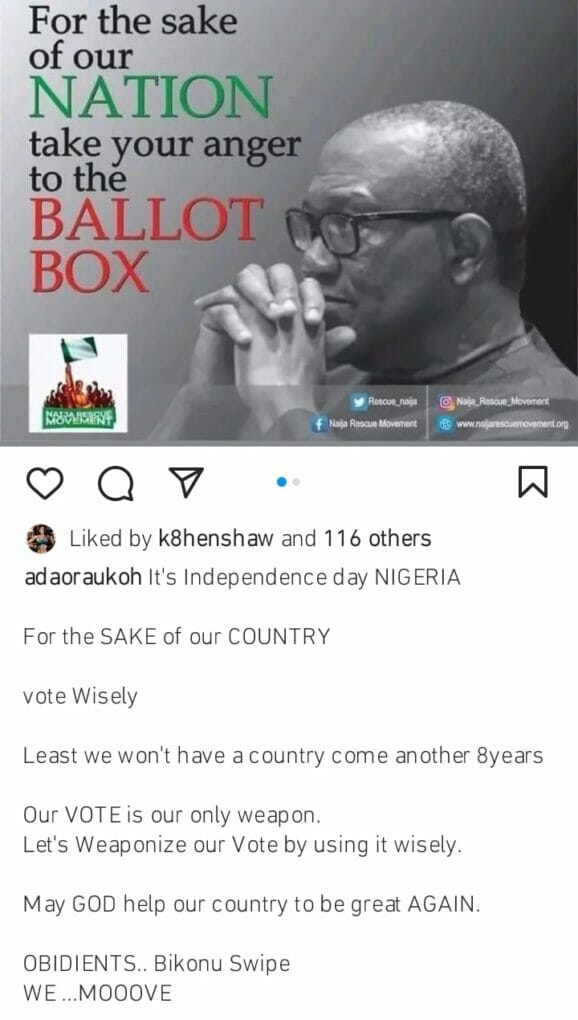 Nigerian celebrities mark 2023 Independence Day