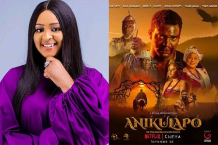 "I no dey build man" - Etinosa Idemudia drops her opinion about 'Saro' in the movie, Anikulapo (Video)
