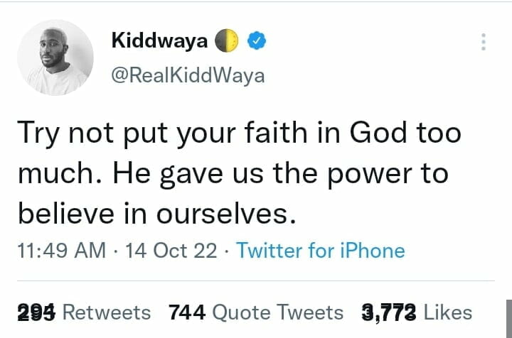 Kiddwaya advises Nigerians