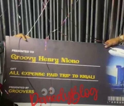 Groovy receives an all expense trip