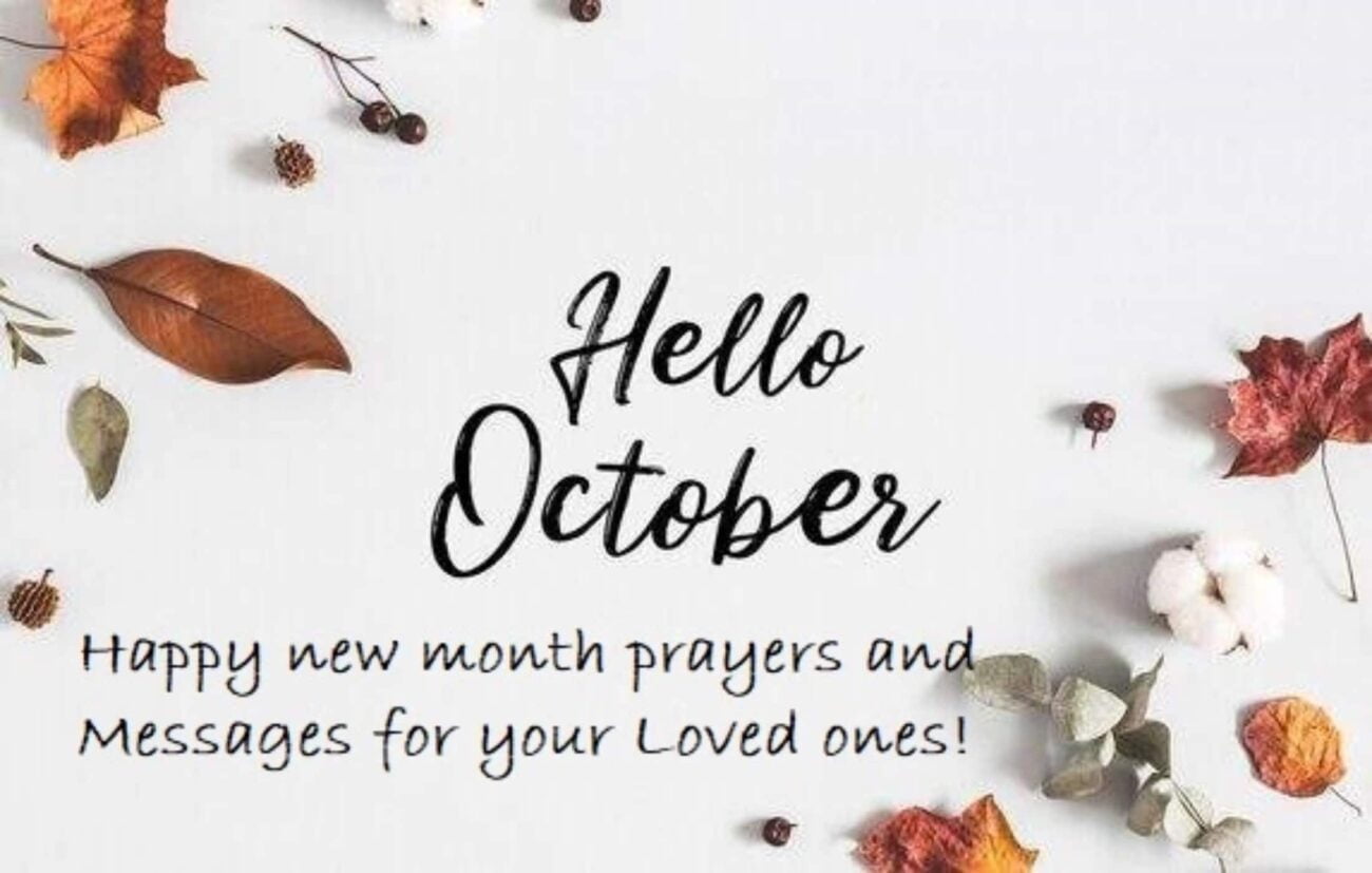 Happy new month messages and wishes for october2022