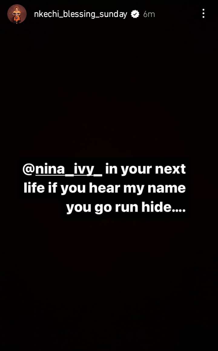 Nkechi Blessing slams Nina Ivy