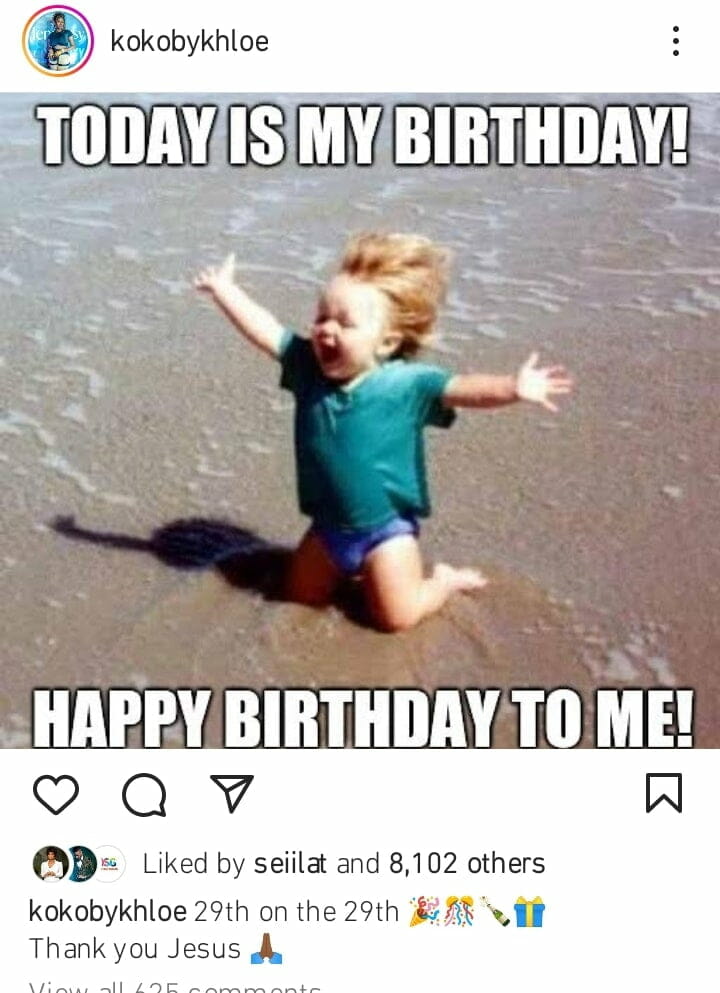 Khloe celebrates birthday