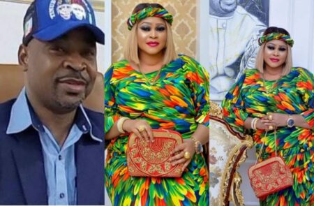 MC Oluomo celebrates second wife's birthday