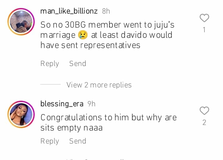 Reactions to the low-turnout at Isreal DMW's traditional marriage