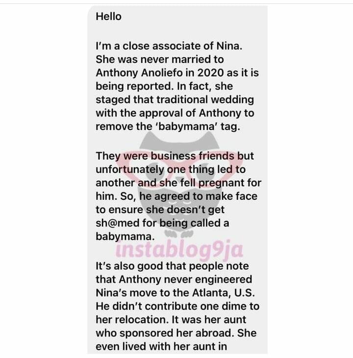 Nina Ivy's close associate speaks out