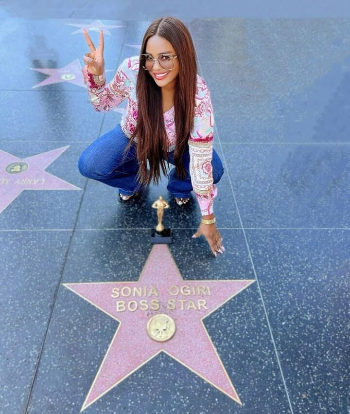 Sonia Ogiri's Hollywood Walk of Fame