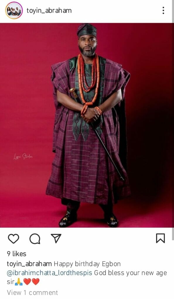 Yoruba Nollywood stars celebrate Ibrahim Chatta