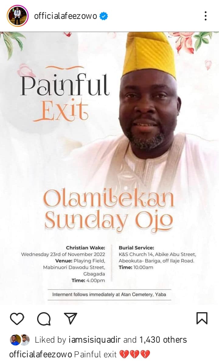 Gbatami Ojo funeral arrangements