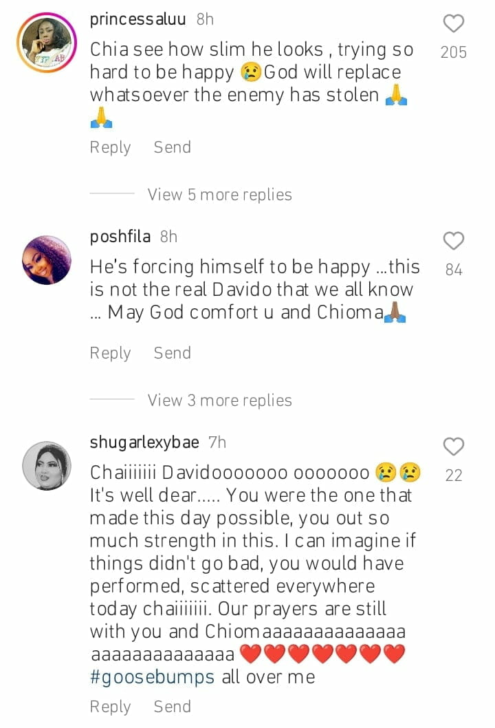 Fans pray for Davido