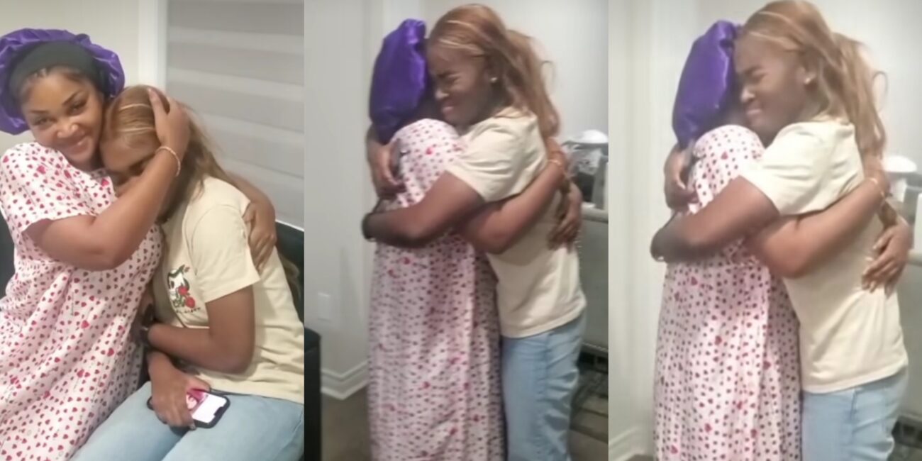 Mercy Aigbe and daughter reunite