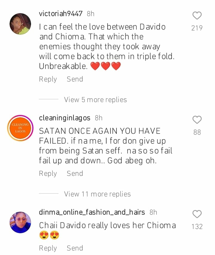 Loved-up video of Davido and Chioma
