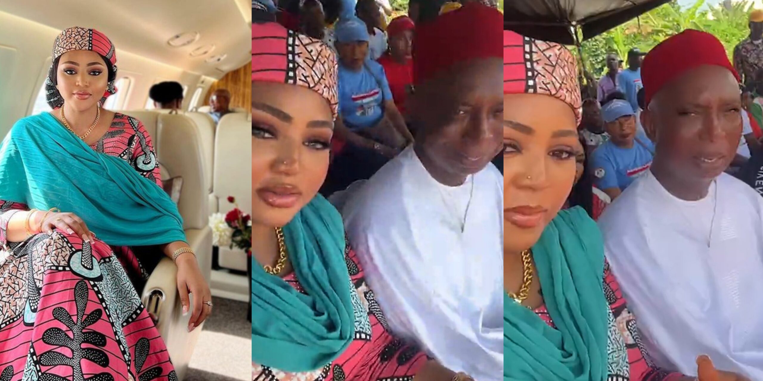 Regina Daniels Steps Out In Style With Husband Ned Nwoko For His Senatorial Campaign Video
