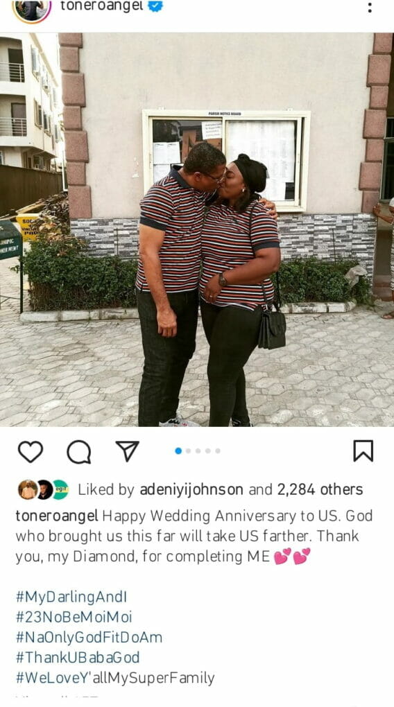 Tony Umez and wife celebrate anniversary
