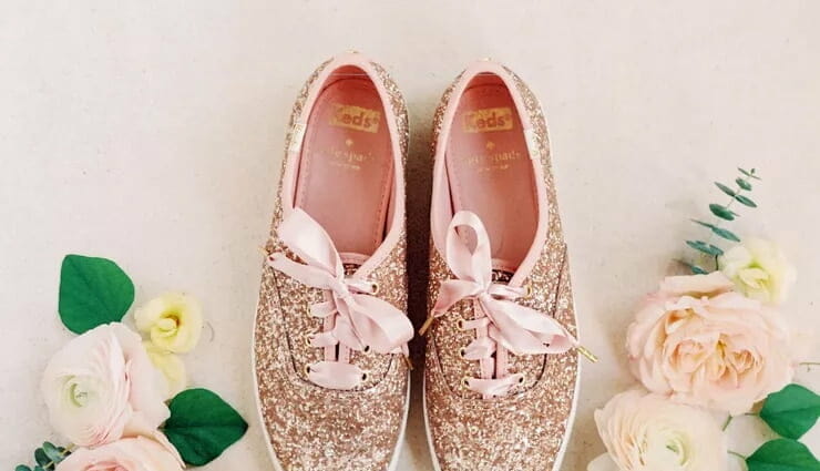 Glitter Wedding Sneakers