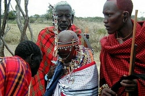 Maasai Wedding Spitting