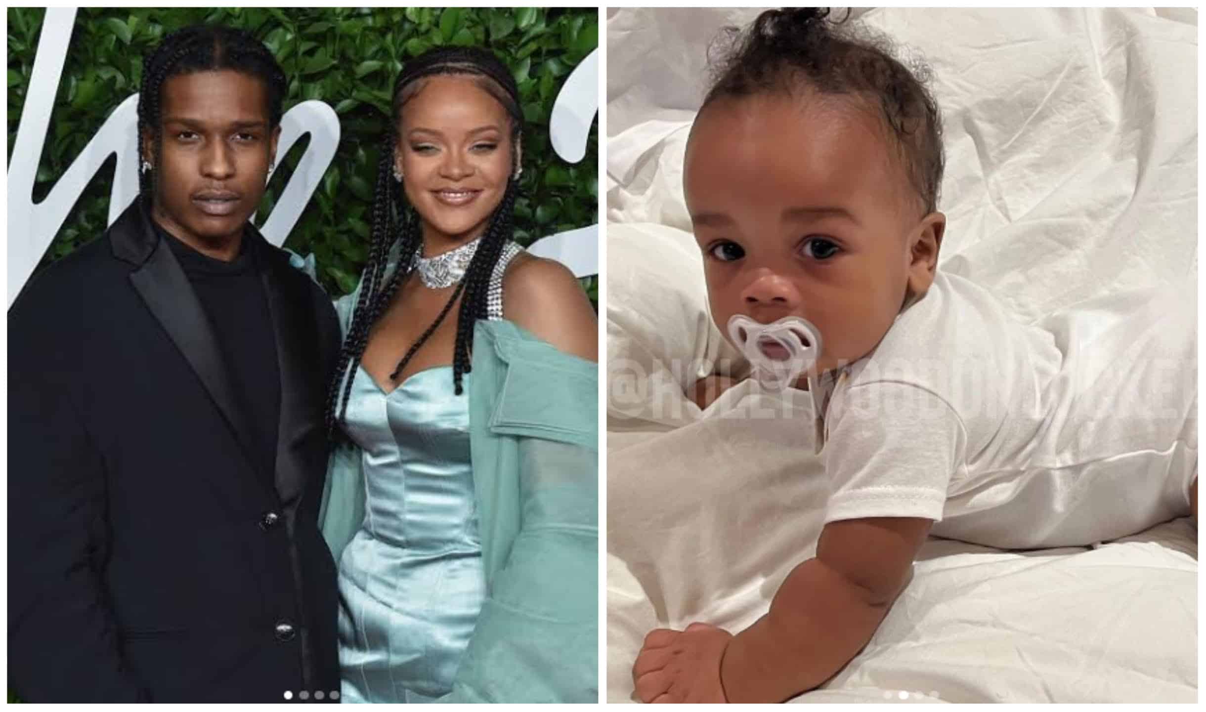 Rihanna finally unveils son's face