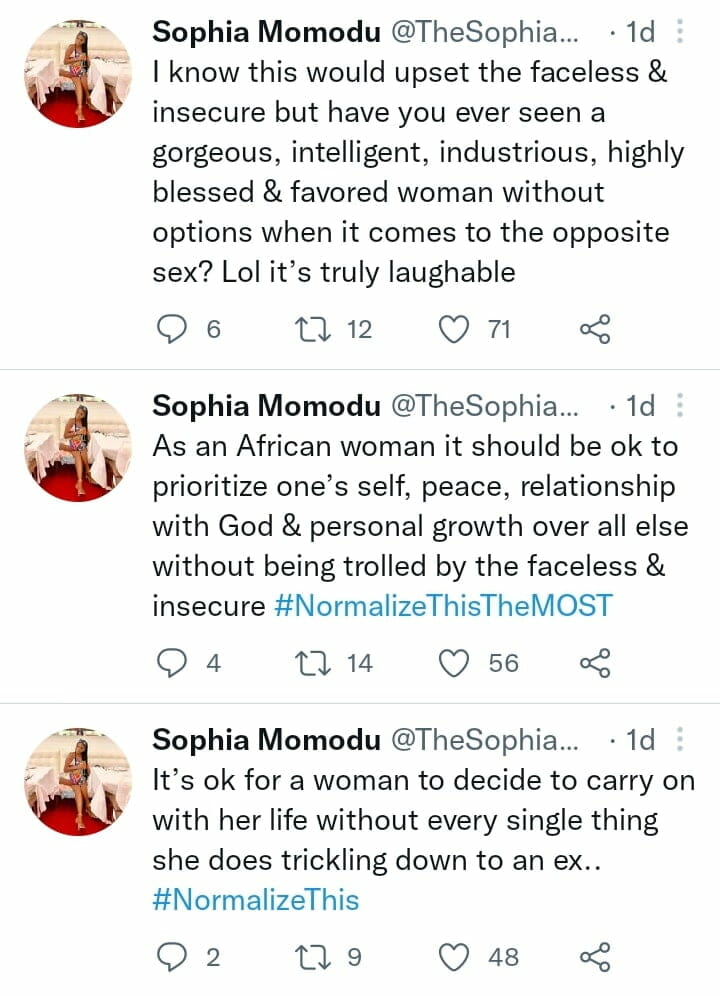 Sophia Momodu slams faceless trolls