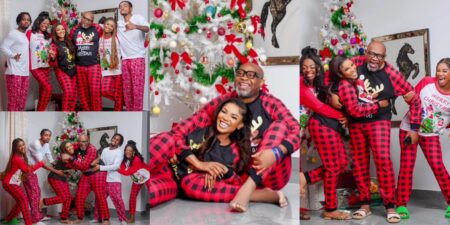 Iyabo Ojo releases family Christmas photos