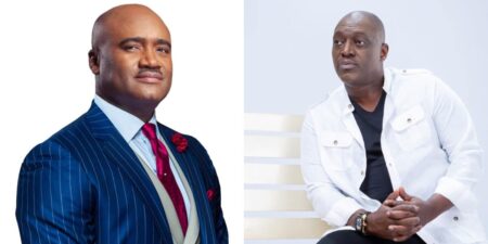 Pastor Paul Adefarasin observe a moment of silence for Sammie Okposo at the 2022 Experience