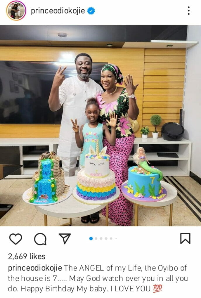 Mercy Johnson celebrates daughter's birthday