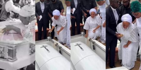 Sammie Okposo's burial