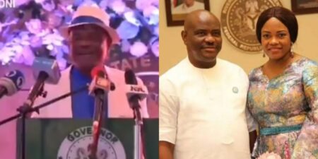 Governor Wike and wife