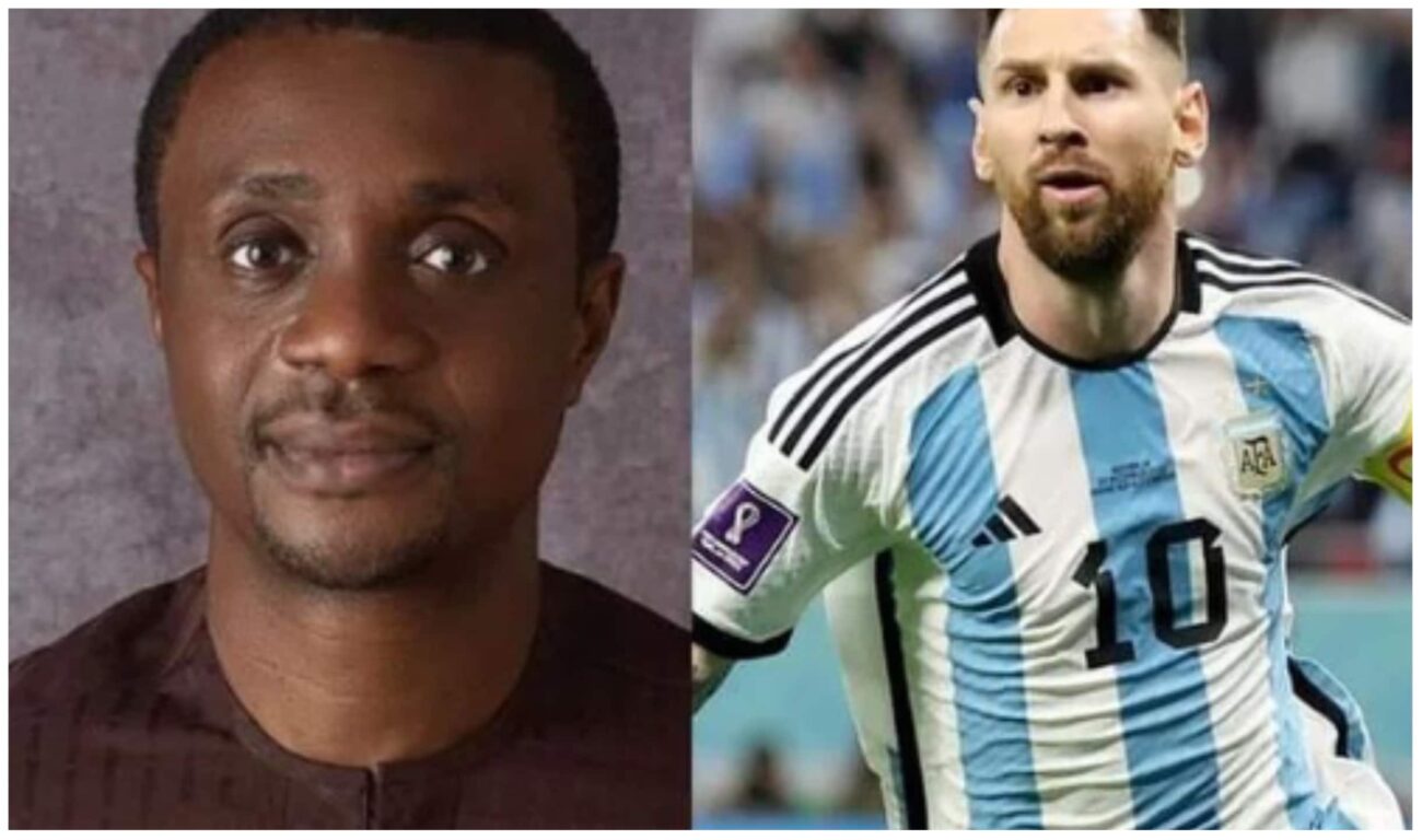 nathaniel bassey prays for lionel messi