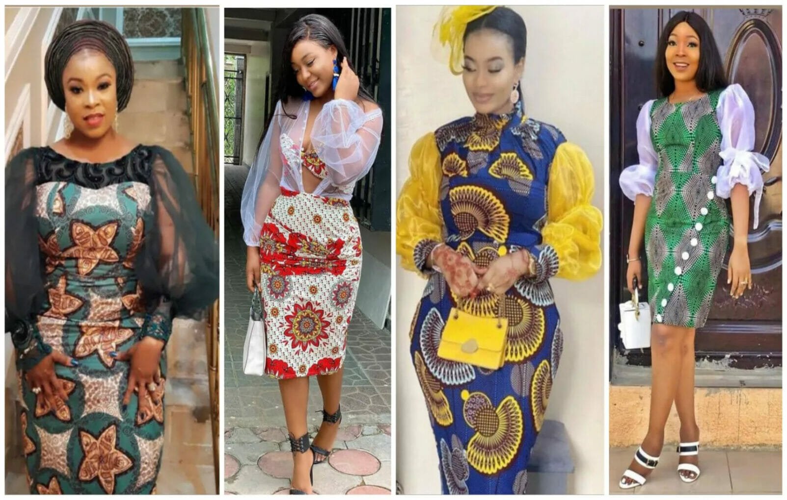 African Clothing|Women's African Wear|Ankara Short Gown|Party Mini Gow –  Splendor Of Africa