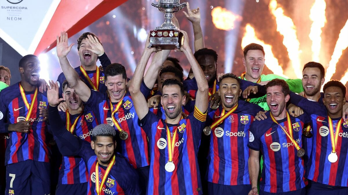 Supercopa Xavi wins first trophy as Barcelona boss with 30 victory