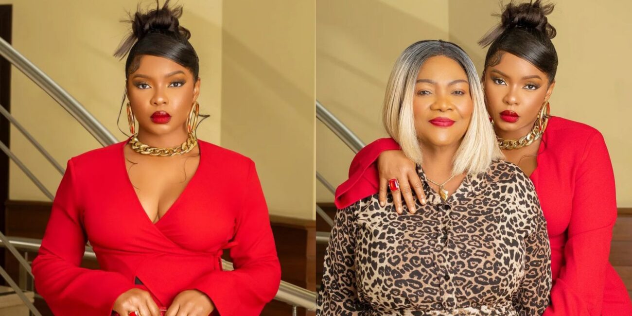 Yemi Alade shows off her mother