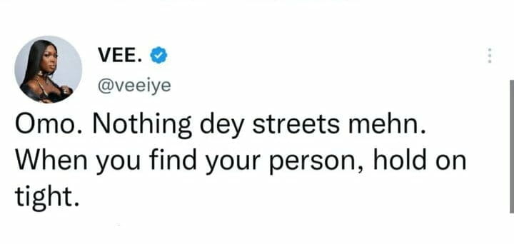 Vee Iye gives relationship advice