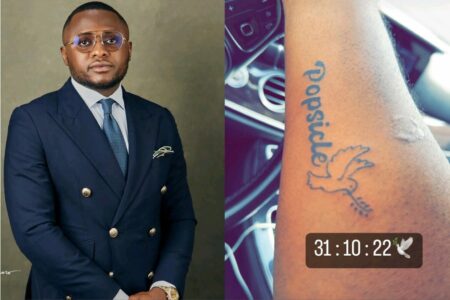 Ubi Franklin slams Netizens calling him a clout chaser over his tattoo in honour of Ifeanyi Adeleke